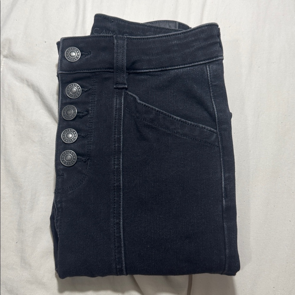American Eagle Outfitters Super High Rise Black Jegging